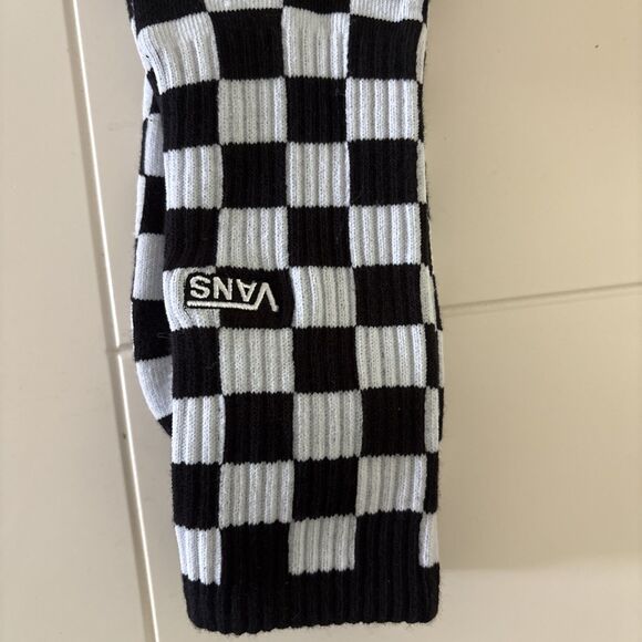 VANS Men's Checkerboard Crew Socks 1 Pair Men’s Size 9.5-13 - Picture 3 of 7